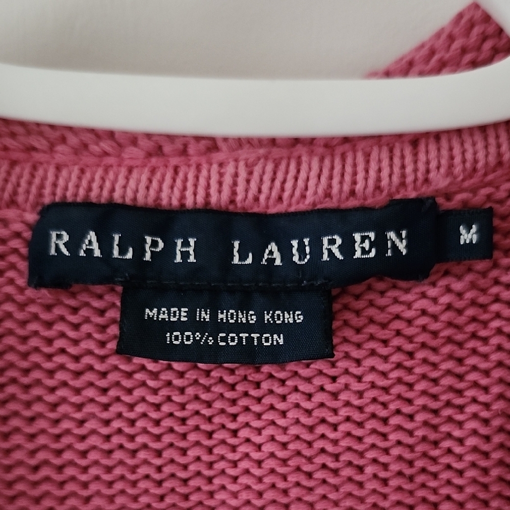 Ralph Lauren Rose Knit Zip-Up Hoodie - Picture 2 of 5